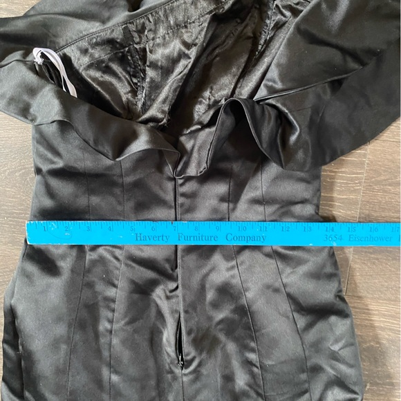 Rachel Allen Black Gown Mermaid Style Size 2 - Picture 7 of 7